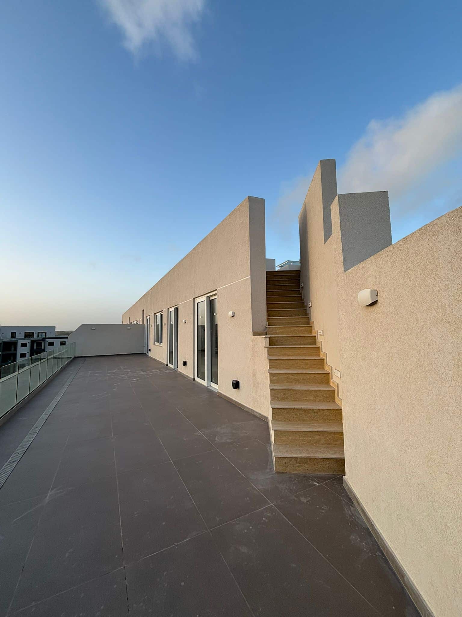 Long terrace at the GO07 penthouse
