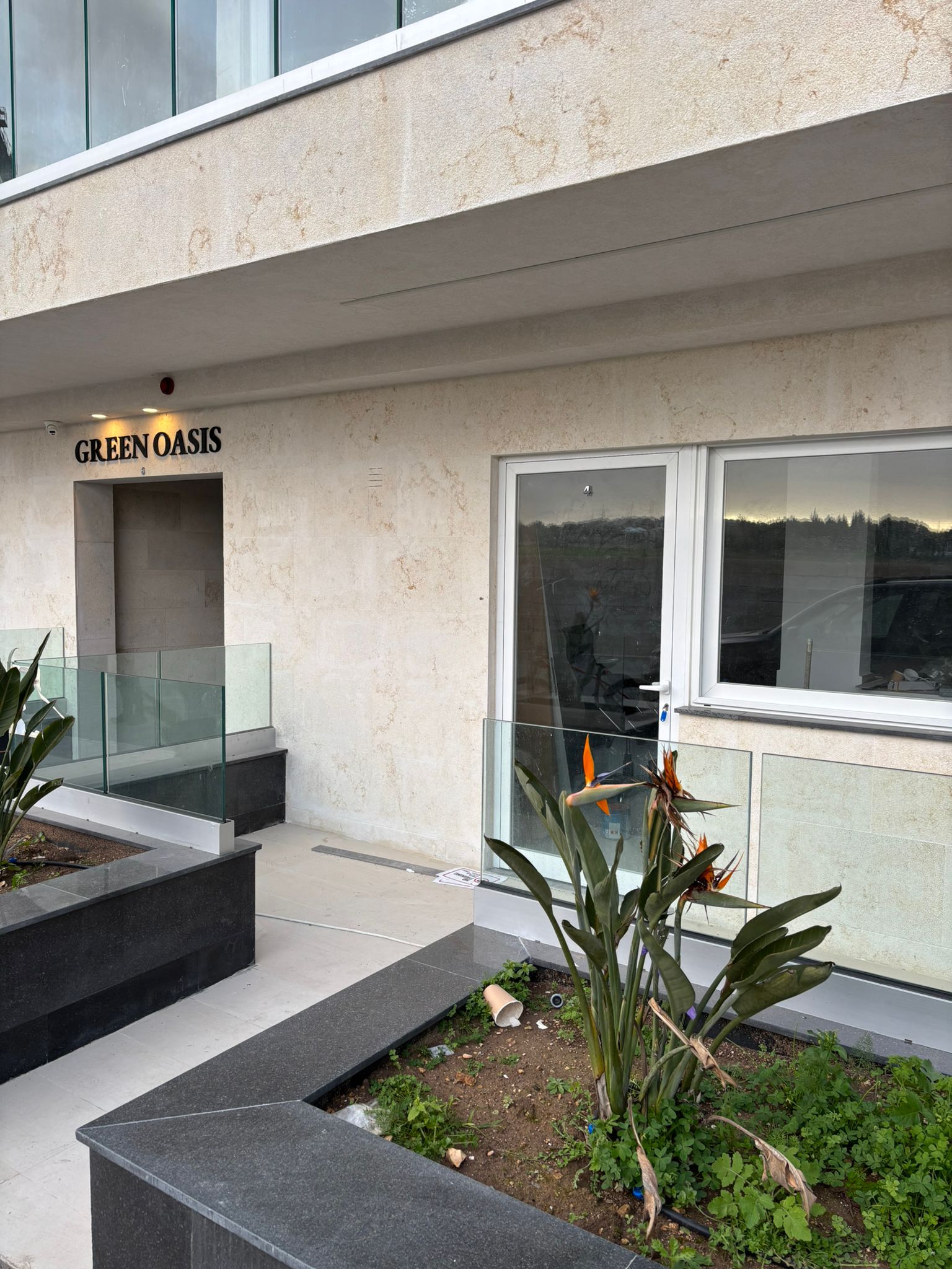 Ground floor frontage at Green Oasis, Green Park Residence