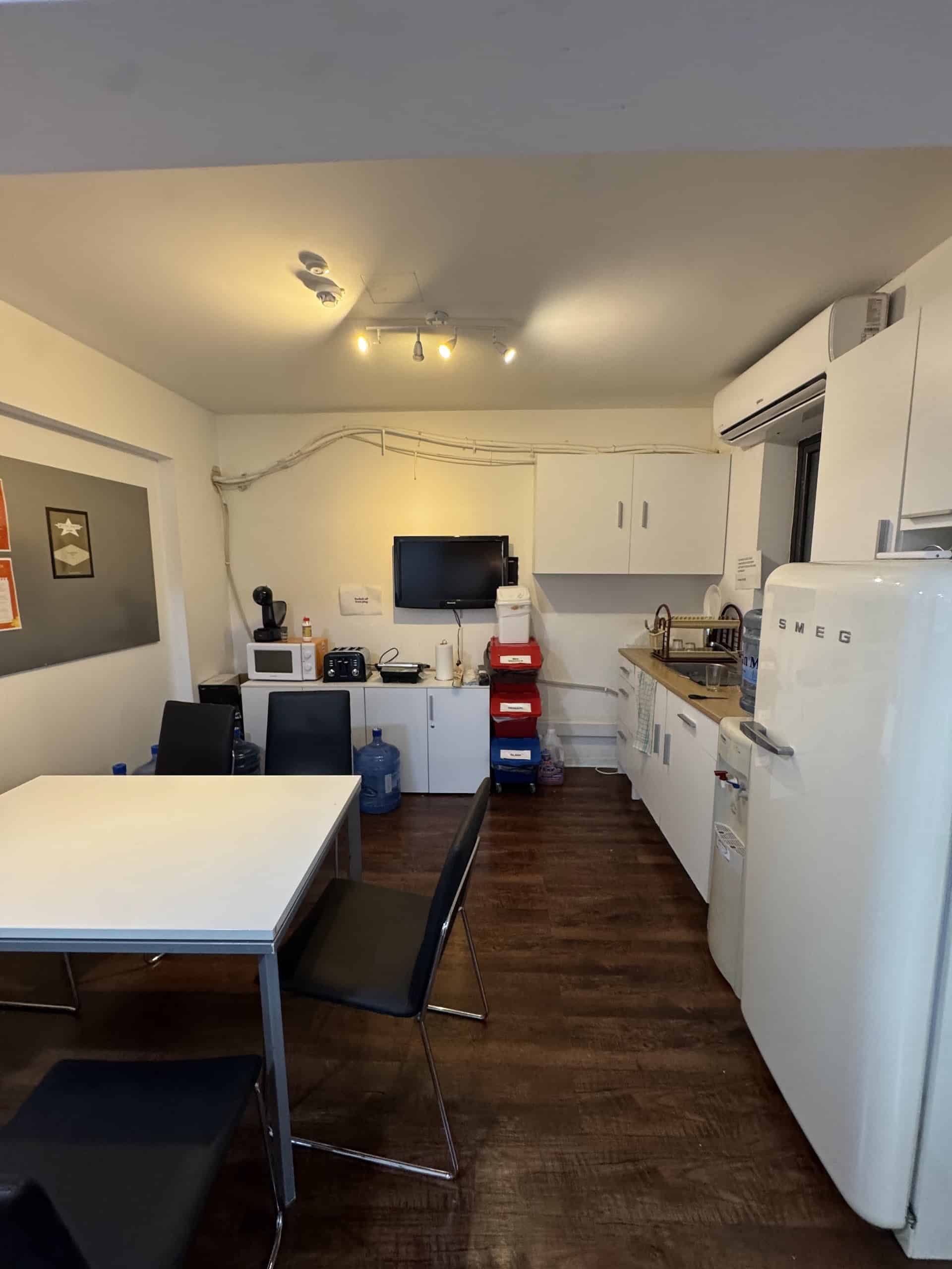 Office kitchenette at ST West Building