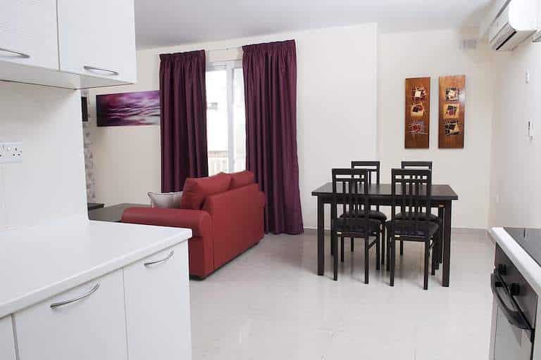 Keuken en eethoek in Tigne Residence